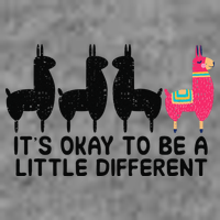 It's okay to be a little different Alpacas Quote Hooded Wearable Blanket