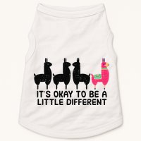 It's okay to be a little different Alpacas Quote Doggie Tank
