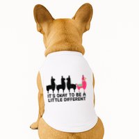 It's okay to be a little different Alpacas Quote Doggie Tank