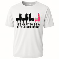 It's okay to be a little different Alpacas Quote Performance Shirt
