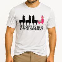 It's okay to be a little different Alpacas Quote Performance Shirt