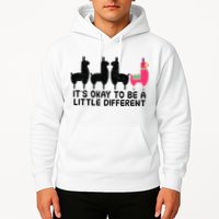 It's okay to be a little different Alpacas Quote Hoodie