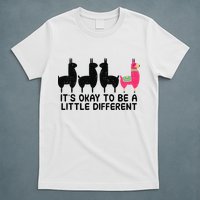 It's okay to be a little different Alpacas Quote T-Shirt