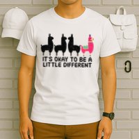 It's okay to be a little different Alpacas Quote T-Shirt