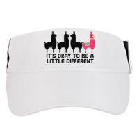 It's okay to be a little different Alpacas Quote Adult Drive Performance Visor