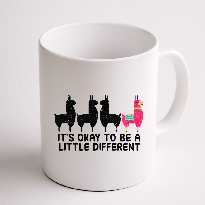 It's okay to be a little different Alpacas Quote Mug