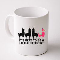 It's okay to be a little different Alpacas Quote Mug