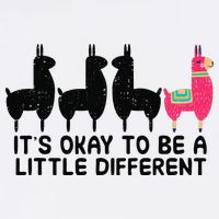 It's okay to be a little different Alpacas Quote Mug