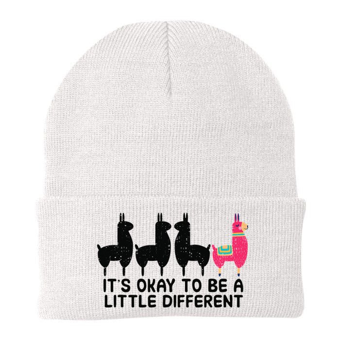 It's okay to be a little different Alpacas Quote Beanie