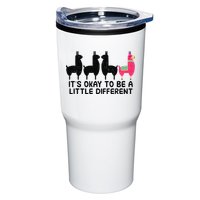 It's okay to be a little different Alpacas Quote Tumbler