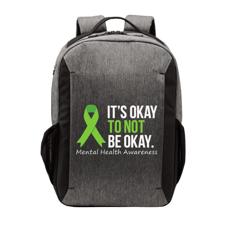 Its Okay To Not Be Okay Mental Health Awareness Ribbon Vector Backpack