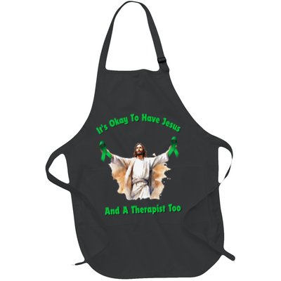 Its Ok To Have Jesus And A Therapist Too Apron
