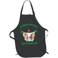 Its Ok To Have Jesus And A Therapist Too Apron