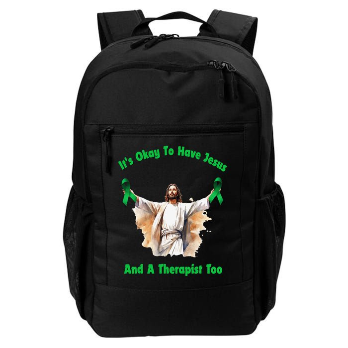 Its Ok To Have Jesus And A Therapist Too Backpack