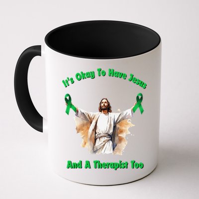 Its Ok To Have Jesus And A Therapist Too Mug