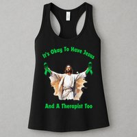 Its Ok To Have Jesus And A Therapist Too Womens Tank Top
