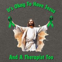 Its Ok To Have Jesus And A Therapist Too Cotton Canvas Backpack