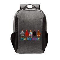 ItS Ok To Be Different Cute Chicken Autism Awareness Month Cool Gift Vector Backpack