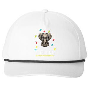 It's Ok To Be Different Autism Awareness Elephant Snapback Five-Panel Rope Hat