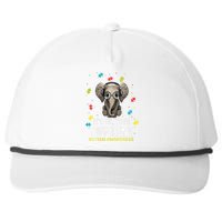 It's Ok To Be Different Autism Awareness Elephant Snapback Five-Panel Rope Hat