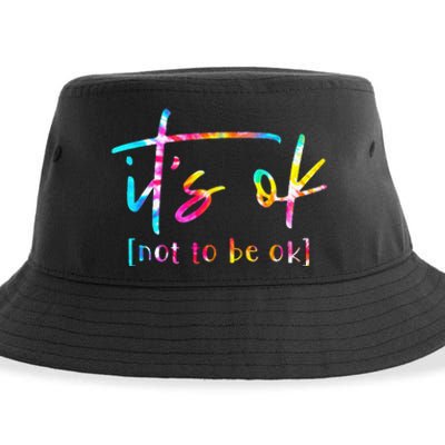 Its Ok To Not Be Okay Mental Health Awareness Month Sustainable Bucket Hat