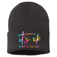 Its Ok To Not Be Okay Mental Health Awareness Month Sustainable Knit Beanie