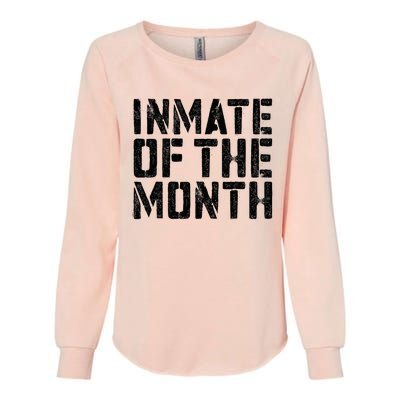 Inmate Of The Month Prisoner Costume Womens California Wash Sweatshirt