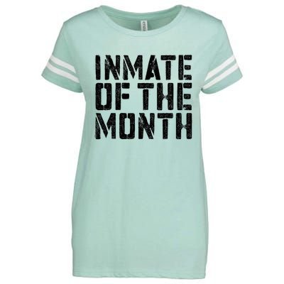 Inmate Of The Month Prisoner Costume Enza Ladies Jersey Football T-Shirt