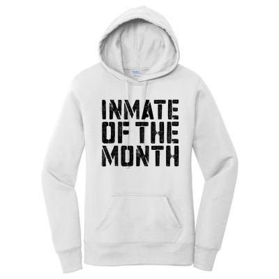 Inmate Of The Month Prisoner Costume Women's Pullover Hoodie