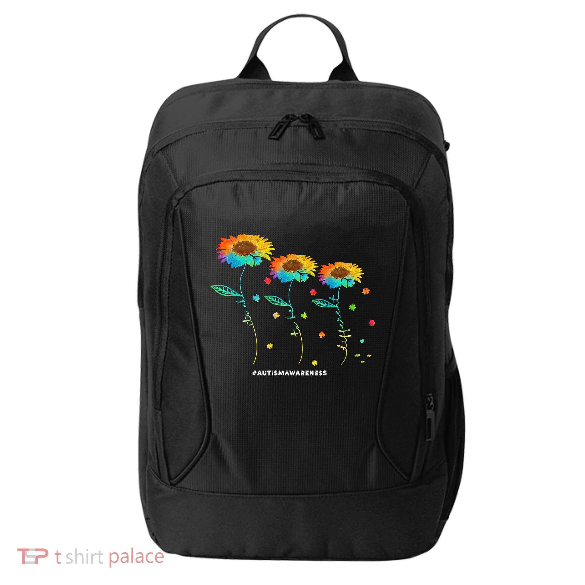 Its Ok To Be Different Autism Awareness Acceptance City Backpack