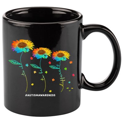 Its Ok To Be Different Autism Awareness Acceptance 11oz C Handle Ceramic Mug