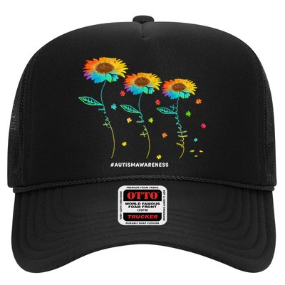 Its Ok To Be Different Autism Awareness Acceptance Trucker Hat