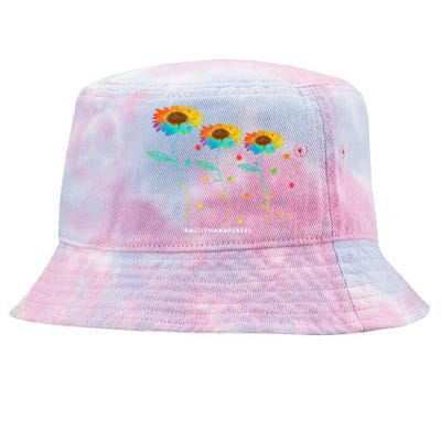 Its Ok To Be Different Autism Awareness Acceptance Tie-Dyed Bucket Hat