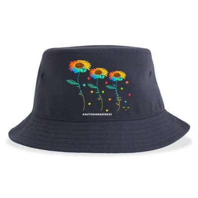 Its Ok To Be Different Autism Awareness Acceptance Sustainable Bucket Hat