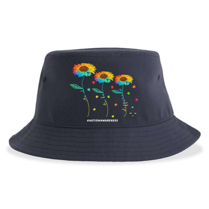 Its Ok To Be Different Autism Awareness Acceptance Sustainable Bucket Hat