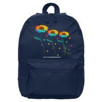 Its Ok To Be Different Autism Awareness Acceptance 16 in Basic Backpack