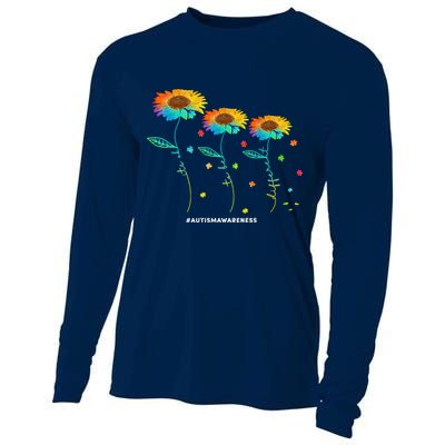 Its Ok To Be Different Autism Awareness Acceptance Cooling Performance Long Sleeve Crew