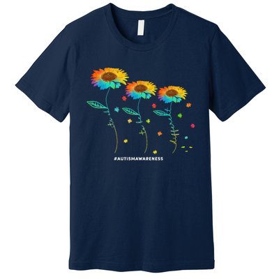 Its Ok To Be Different Autism Awareness Acceptance Premium T-Shirt