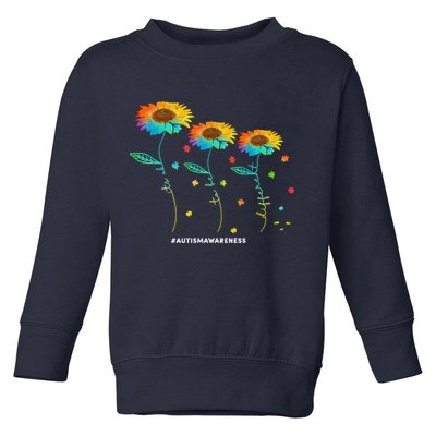 Its Ok To Be Different Autism Awareness Acceptance Toddler Sweatshirt