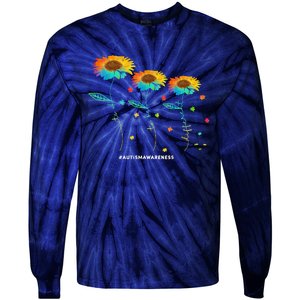 Its Ok To Be Different Autism Awareness Acceptance Tie-Dye Long Sleeve Shirt