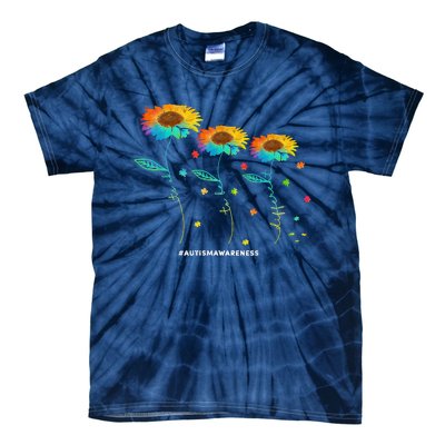 Its Ok To Be Different Autism Awareness Acceptance Tie-Dye T-Shirt