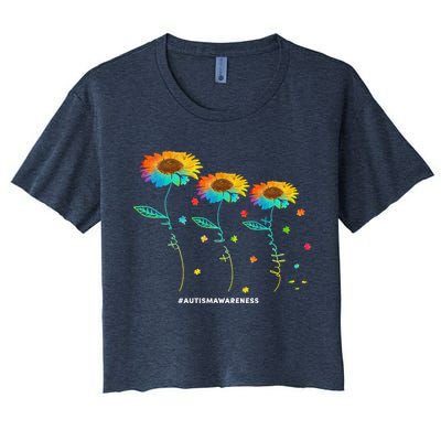 Its Ok To Be Different Autism Awareness Acceptance Crop Top