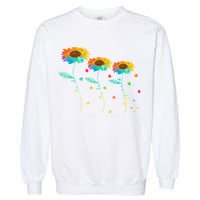 Its Ok To Be Different Autism Awareness Acceptance Garment-Dyed Sweatshirt