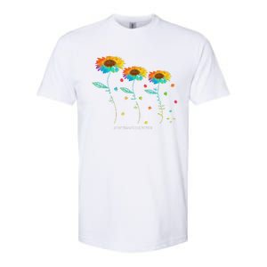 Its Ok To Be Different Autism Awareness Acceptance Softstyle CVC T-Shirt