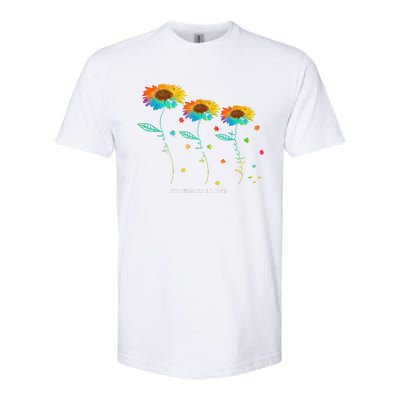 Its Ok To Be Different Autism Awareness Acceptance Softstyle CVC T-Shirt