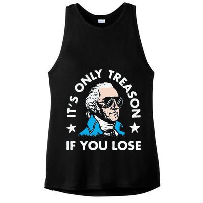 ItS Only Treason If You Lose Ladies PosiCharge Tri-Blend Wicking Tank