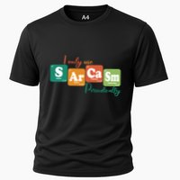 I Only Use Sarcasm Periodically Funny Sarcastic Periodic Table Of The Elements Performance Shirt