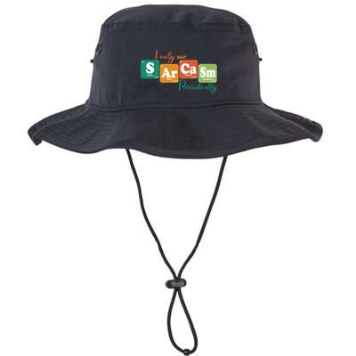 I Only Use Sarcasm Periodically Funny Sarcastic Periodic Table Of The Elements Bucket Hat