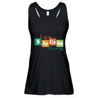 I Only Use Sarcasm Periodically Funny Sarcastic Periodic Table Of The Elements Ladies Essential Flowy Tank