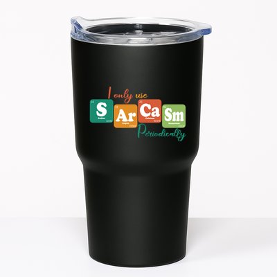 I Only Use Sarcasm Periodically Funny Sarcastic Periodic Table Of The Elements Tumbler